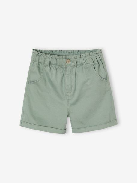 Short fille esprit tregging rose+vert sauge+violet 5 - vertbaudet enfant 