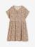 Robe à fleurs boutonnée fille bleu ciel+blush+écru 7 - vertbaudet enfant 