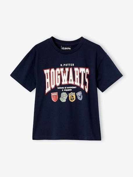 T-shirt Harry Potter tampons Garçon marine 1 - vertbaudet enfant 