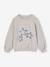 Sweat fille motif fantaisie écru+gris chiné+indigo 7 - vertbaudet enfant 