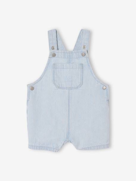 Combishort bébé garçon rayé rayé bleu 2 - vertbaudet enfant 