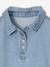 Robe en jean fille bleu clair 4 - vertbaudet enfant 
