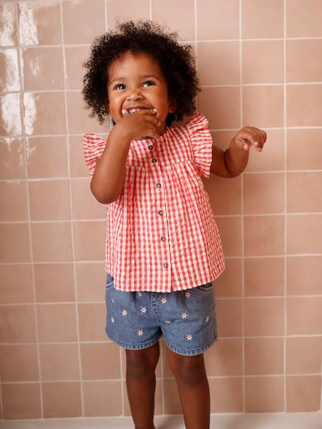 Short bébé en denim brodé double stone+stone 8 - vertbaudet enfant 