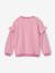 Sweat fille rayé manches à volants bleu pâle+marine+pivoine+rouge+vieux rose+violet 18 - vertbaudet enfant 