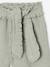 Short en gaze de coton avec ceinture fantaisie fille vert sauge 3 - vertbaudet enfant 