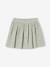 Jupe en broderie anglaise fille gaze de coton vert sauge 1 - vertbaudet enfant 