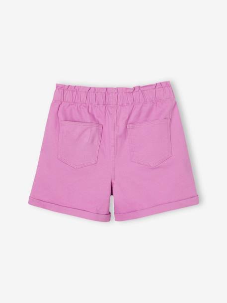 Short fille esprit tregging rose+vert sauge+violet 10 - vertbaudet enfant 