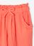 Pantacourt fille en gaze de coton anthracite+bleu+corail 14 - vertbaudet enfant 