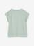 Tee-shirt motif fantaisie fille abricot+bleu grisé+écru+fraise 5 - vertbaudet enfant 