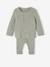 Ensemble bébé mixte gilet pantalon en tricot blanc+gris clair chiné+vert d'eau+vert sauge 21 - vertbaudet enfant 