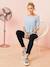 Skinny de grossesse en toile stretch Marron chocolat+noir 8 - vertbaudet enfant 