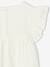Blouse en gaze de coton brodée fille blanc+corail 4 - vertbaudet enfant 