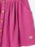 Jupe fille en gaze de coton beige+bleu grisé+rose+vert sauge+vieux rose+violet 25 - vertbaudet enfant 