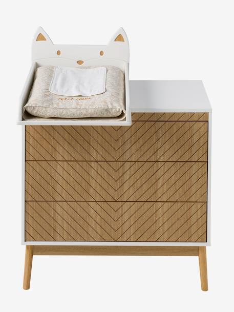Commode 3 tiroirs LIGNE CHEVRONS bois 6 - vertbaudet enfant 