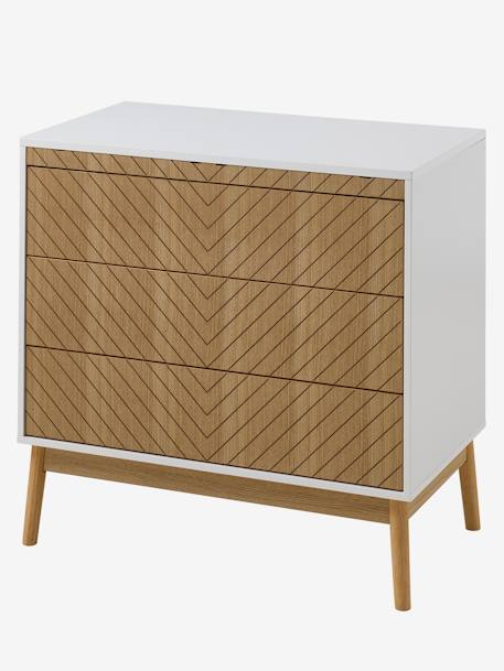 Commode 3 tiroirs LIGNE CHEVRONS bois 3 - vertbaudet enfant 