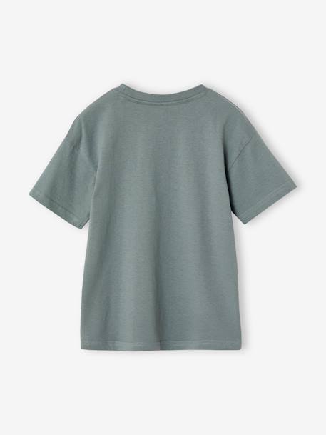 T-shirt Ramen bleu grisé 2 - vertbaudet enfant 