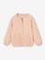 Blouson matelassé style bomber en gaze de coton fille rose poudré+vanille 2 - vertbaudet enfant 