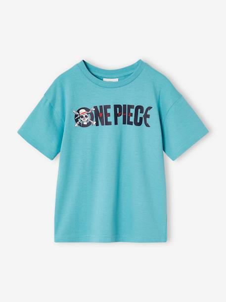 T-Shirt One Piece Logo bleu grisé 1 - vertbaudet enfant 
