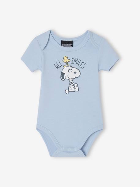 Lot de 2 Bodies bébé Snoopy Peanuts jaune pastel 2 - vertbaudet enfant 