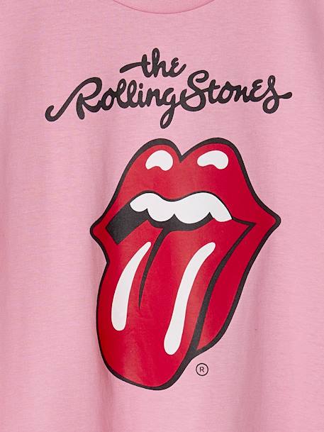 Tee-shirt The Rolling Stones fille pivoine 3 - vertbaudet enfant 