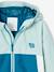 Blouson garçon coupe-vent colorblock bleu moyen+kaki+vert d'eau 12 - vertbaudet enfant 
