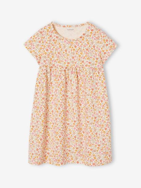 Ensemble fille robe + gilet mauve+rose+rose imprimé 9 - vertbaudet enfant 