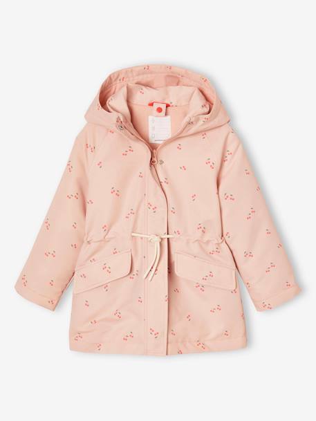 Parka fille 3 en 1 à capuche rose pâle 10 - vertbaudet enfant 