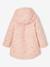 Parka fille 3 en 1 à capuche rose pâle 4 - vertbaudet enfant 