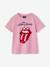 Tee-shirt The Rolling Stones fille pivoine 1 - vertbaudet enfant 