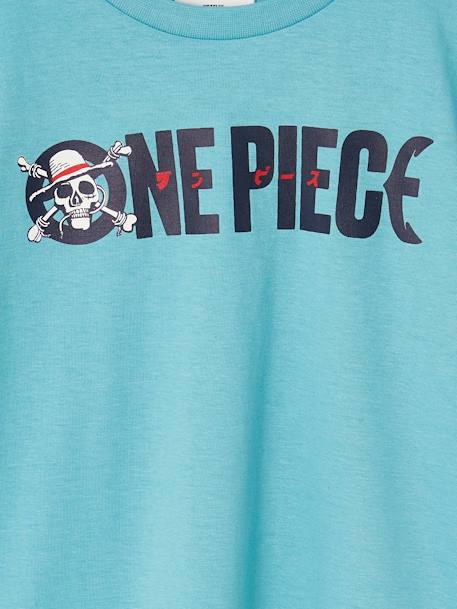 T-Shirt One Piece Logo bleu grisé 3 - vertbaudet enfant 