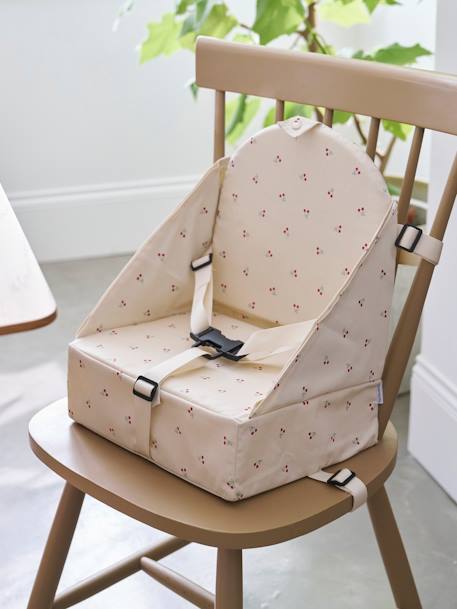 Rehausseur de chaise beige imprimé+Cherry+dans les bois+green forest+gris+Minisaurus+Mon coeur+Oies+rayé blanc 13 - vertbaudet enfant 