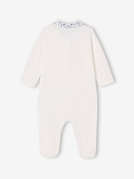 Lot de 2 pyjamas fleuris bébé fille bleu 6 - vertbaudet enfant 