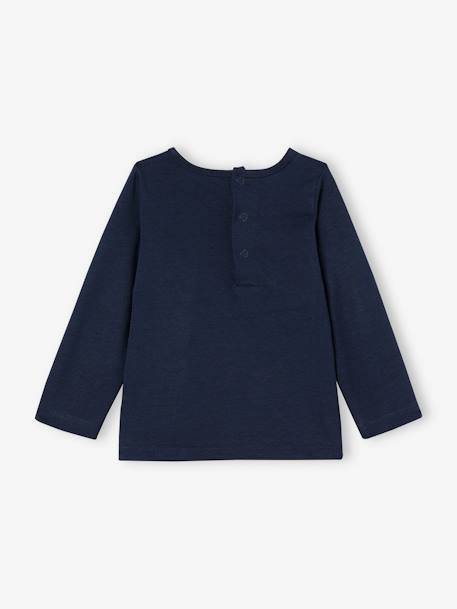 Lot de 3 t-shirts bébé fille manches longues écru+rayé rouge 19 - vertbaudet enfant 