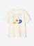 T-shirt garçon maxi motif dos écru+vert sauge 1 - vertbaudet enfant 