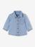 Chemise bébé en jean pressionnée personnalisable double stone 2 - vertbaudet enfant 