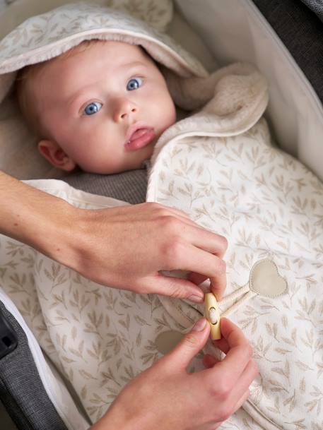 Plaid bébé à capuche en molleton, doublé peluche Hygge 3 - vertbaudet enfant 