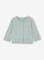 Ensemble bébé fille 3 pièces robe cardigan bandeau bleu grisé+corail+vieux rose 2 - vertbaudet enfant 
