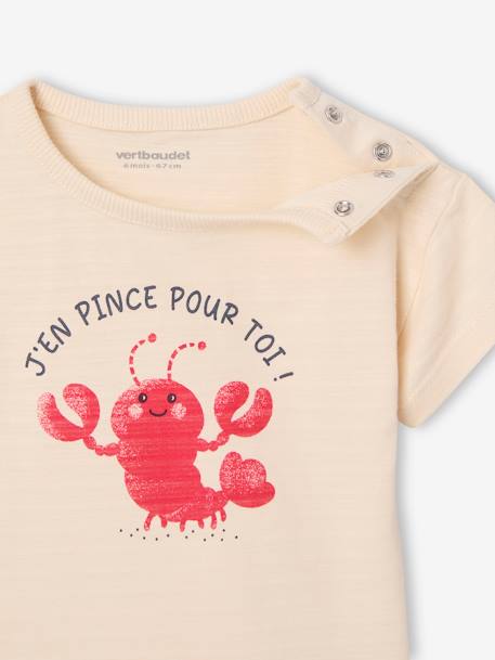 T-shirt bébé garçon motif animalier écru+vanille 6 - vertbaudet enfant 