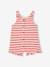 Combishort bébé fille jersey effet tricot rayé rouge 2 - vertbaudet enfant 
