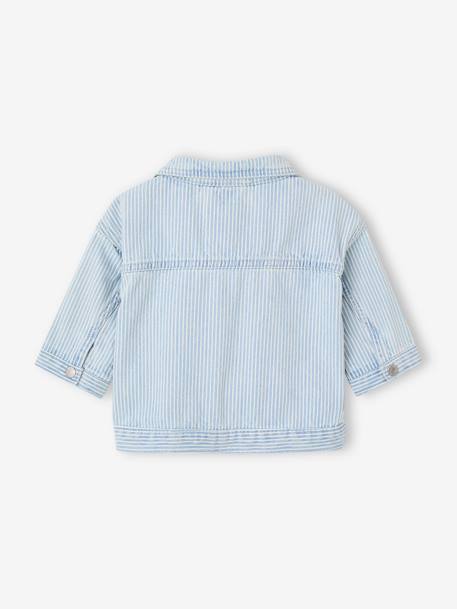 Veste rayée bébé rayé bleu 4 - vertbaudet enfant 