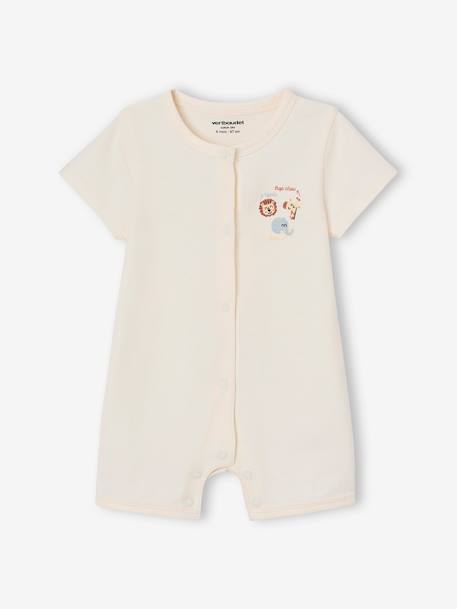 Lot de 2 combishorts bébé Jungle écru 2 - vertbaudet enfant 