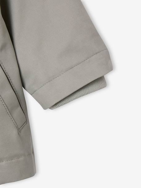 Parka 3 en 1 mi-saison bébé avec gilet sans manches en sherpa amovible vert sauge 9 - vertbaudet enfant 
