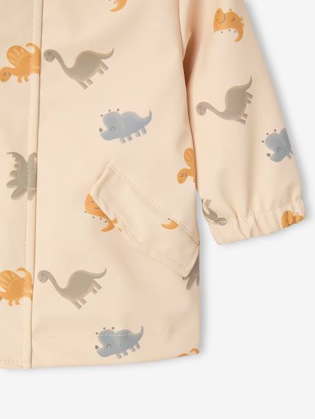 Ciré à capuche bébé motifs dinosaures vanille 6 - vertbaudet enfant 
