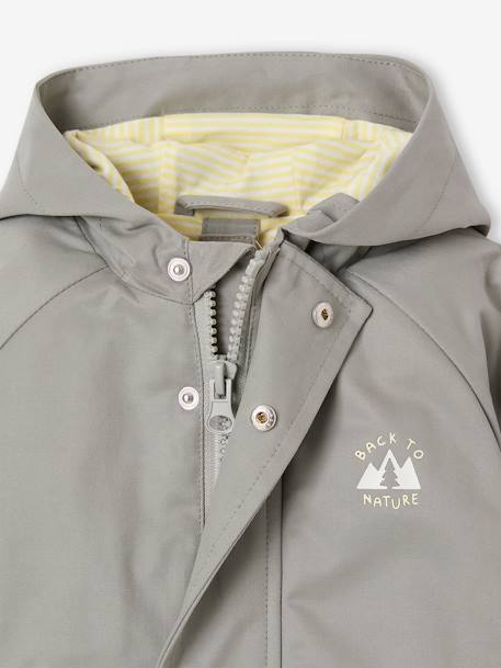 Parka 3 en 1 mi-saison bébé avec gilet sans manches en sherpa amovible vert sauge 10 - vertbaudet enfant 