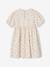 Robe fille manches ballon denim brut+rose+stone+vanille 14 - vertbaudet enfant 