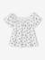 Blouse Imprimée fleurs fille blanc 2 - vertbaudet enfant 