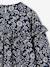 Blouse à volants imprimée fleurs fille blanc imprimé+écru+marine 11 - vertbaudet enfant 