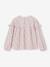 Blouse à volants imprimée fleurs fille blanc imprimé+écru+marine 7 - vertbaudet enfant 
