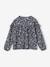 Blouse à volants imprimée fleurs fille blanc imprimé+écru+marine 9 - vertbaudet enfant 