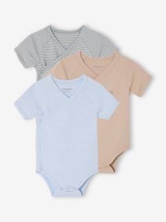 Bébé-Body-Lot de 3 bodies naissance manches courtes "mon petit c½ur"